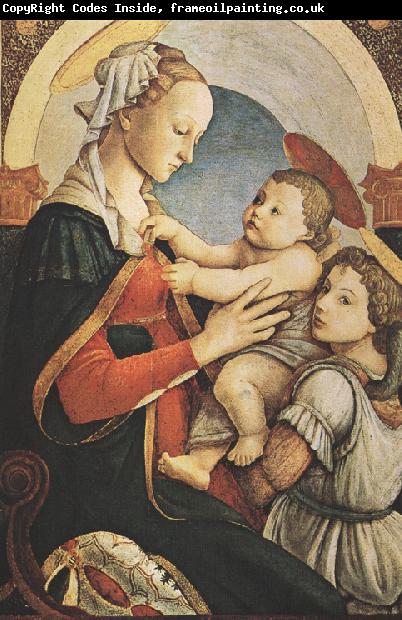 Sandro Botticelli modonna with Child and an Angel (mk36)